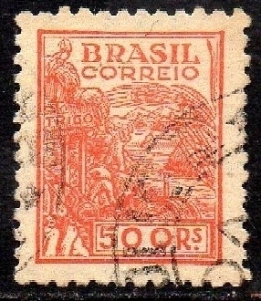 Brasil 360 Trigo Netinha Filigrana P Vertical Papel Fino U (i)