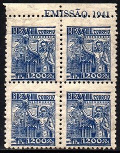 Brasil 364 Siderurgia Netinha Filigrana P Vertical Papel Fino Quadra NNN / NN