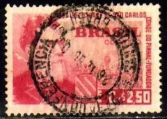 Brasil 394 Y Marmorizado Conde Do Pinhal U