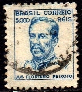 Brasil 382 Marechal Floriano Netinha Filigrana Q Papel Médio Liso U (f)