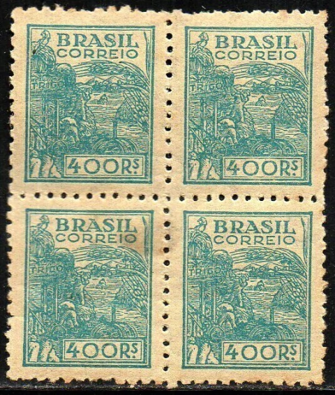 Brasil 390E Netinha Trigo Quadra NN (b)