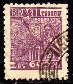 Brasil 391 Netinha Filigrana O Vertical Papel Médio Tramado U (a)