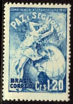 Brasil C 0229 Variedade Impressão Borrada E Risco Nnn