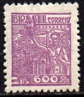 Brasil 391C Siderurgia Netinha Filigrana O Horizontal NNN (b)