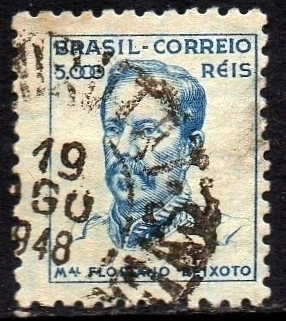 Brasil 395 Marechal Floriano Netinha Filigrana Vertical O Papel Médio Tramado U (a)