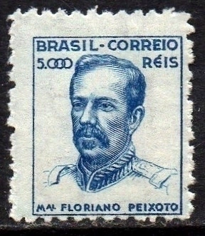 Brasil 395C Marechal Floriano Netinha Filigrana O Horizontal Papel Médio Liso NN
