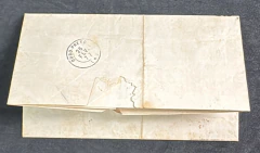 História Postal - Carta Completa enviada do Rio de Janeiro para Ouro Preto em fevereiro de 1877, porteada com D. Pedro 1 - comprar online