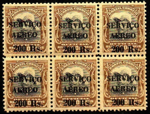 Brasil Aéreos A4 Hermes Sextilha Horizontal NN