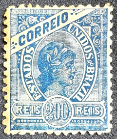 Madrugada 200 Réis, margem grande - RHM 103 novo - 50 Ufs.