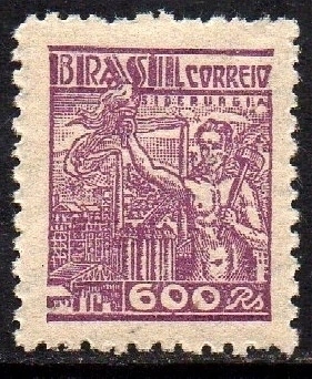 Brasil 408 Siderurgia Netinha Filigrana Q Vertical NNN (g)