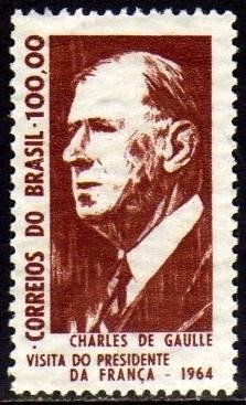 Brasil 518 Y Marmorizado Charles De Gaulle Nnn