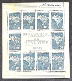 Bloco - Feira de Nova York novo - 10$ com assinatura à direita - RHM B 006A - 700 Ufs.