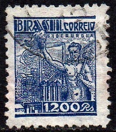 Brasil 420 Siderurgia Netinha Filigrana P Vertical com Traços U (f)