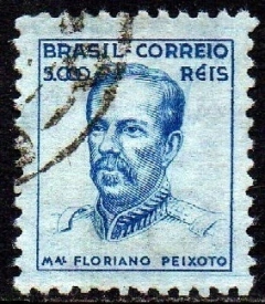 Brasil 422 Floriano Peixoto Netinha Filigrana P Vertical com Traços U (e)