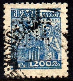 Brasil 432A Siderurgia Netinha Filigrana M Vertical com Traços Perfim IHC U - comprar online