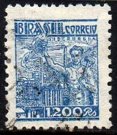 Brasil 432A Siderurgia Netinha Filigrana M Vertical com Traços U