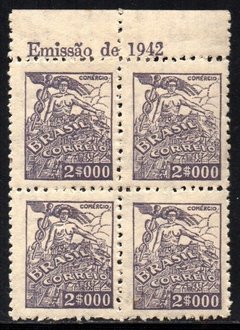 Brasil 433 A Comércio Netinha Filigrana M Vertical Quadra Com Traços NNN