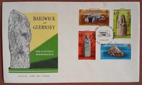 Guernsey - FDC - Esculturas.