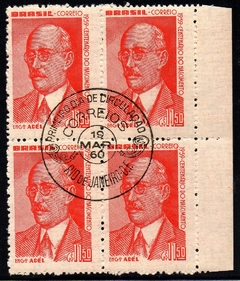 Brasil C 0448 Engenheiro Adel Pinto Quadra com CPD 1960 U