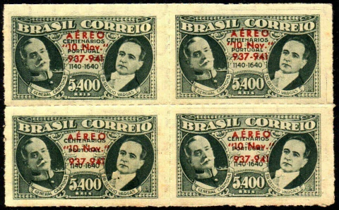 Brasil Aéreos A44A Getúlio Variedade Pérola na Gravata na quadra NN