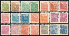 Brasil 461 / 476 Netinha Filigrana Q Vertical Sem Traços com todas as variantes de cor NNN / NN