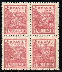 Brasil 465 Trigo Netinha Filigrana Q Vertical Quadra NNN