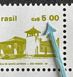 Regulares - Variedade - Quadra nova com selo superior esquerdo sem vírgula - RHM 649/649A. - comprar online