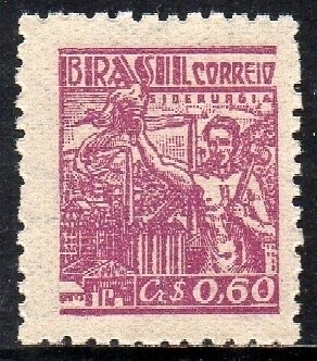 Brasil 468b Siderurgia Netinha Filigrana Q Vertical NNN (b)