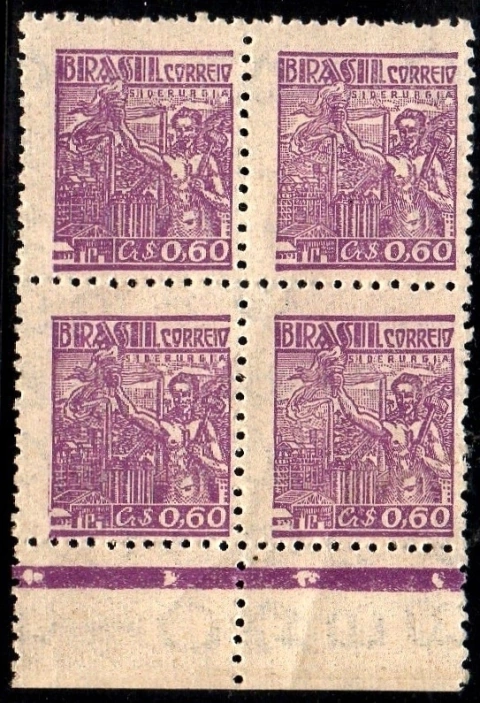 Brasil 468c Siderurgia Netinha Filigrana Q Vertical Quadra NNN (m)