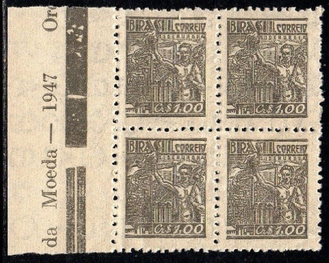 Brasil 470 Siderurgia Netinha Filigrana Q Vertical Quadra NNN (e)