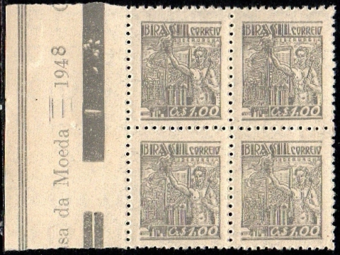 Brasil 470 Siderurgia Netinha Filigrana Q Vertical Quadra NNN (s)