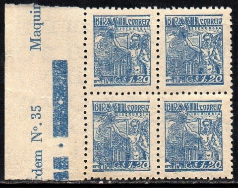Brasil 471 Siderurgia Netinha Filigrana Q Vertical Quadra NNN (c)