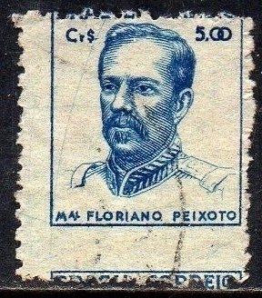 Brasil 473 Marechal Floriano Netinha Filigrana Q Vertical Sem Traços Variedade na Denteação U (b)