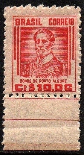 Brasil 474 Conde de Porto Alegre Netinha Filigrana Q Vertical NNN (c)