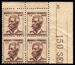 Brasil 475 Almirante Maurity Netinha Filigrana Q Vertical Quadra NNN (c)