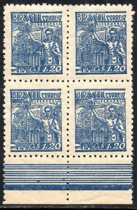 Brasil 478 Siderurgia Netinha Filigrana O Vertical Quadra NNN (a)