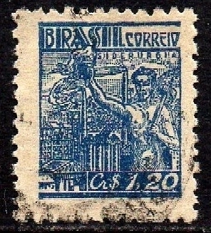 Brasil 486 Siderurgia Netinha Filigrana Q Vertical com Traços U (i)