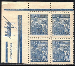 Brasil 486 Siderurgia Netinha Filigrana Q Vertical com traços Quadra NNN (c)