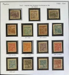 Vovó 1920/1941- Parte I sem filigrana, série completa nova - RHM 173 a 187 - 349 Uf's