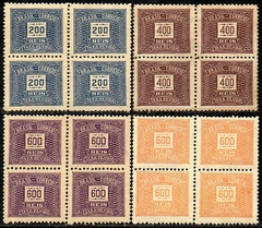 Brasil Taxas X-49/52 Quadra Cifra NN (a)