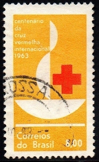 Brasil C 0493 Cruz Vermelha 1963 U (a)