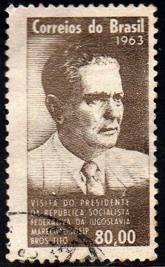 Brasil C 0497 Marechal Tito 1963 U (a)