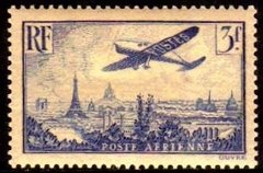 13078 França Aéreo 12 Aviao Sobre Paris Nn