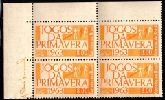Brasil C 0500 Jogos de Primavera Esportes Quadra 1963 NNN (a)