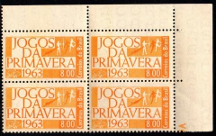 Brasil C 0500 Jogos de Primavera Esportes Quadra 1963 NNN (b)