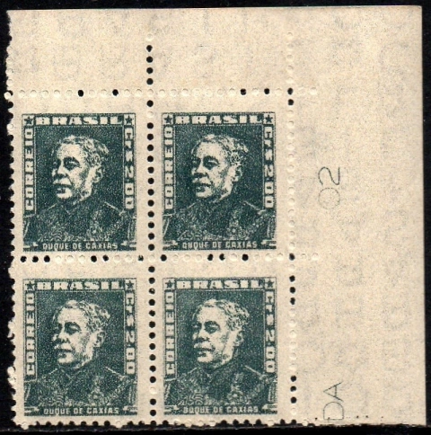 Brasil 500b Bisneta Verde Cobalto Cinza Quadra NNN (a)