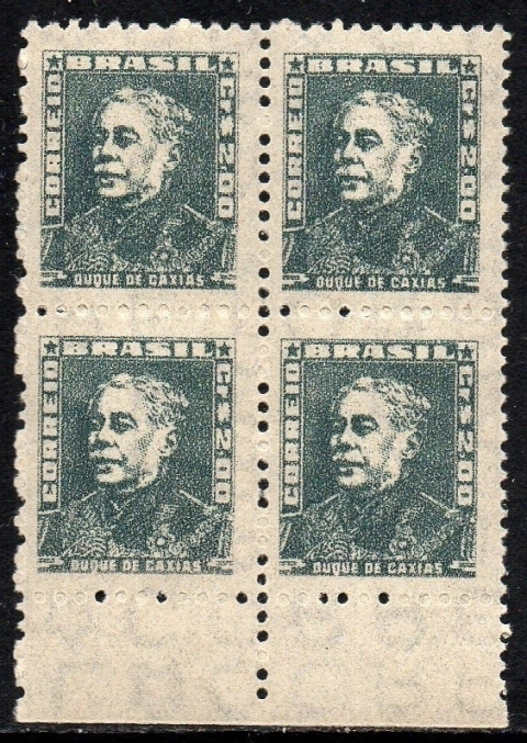 Brasil 500b Bisneta Verde Cobalto Cinza Quadra NNN (d)