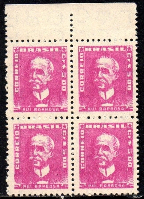 Brasil 502 Bisneta Maravilha (UV=Rosa) Quadra NNN (b)