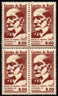 Brasil C 0502 Antonio Borges Quadra 1963 NNN