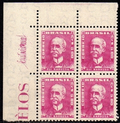 Brasil 502a Bisneta Maravilha (UV=Carmim) Quadra NNN (b)